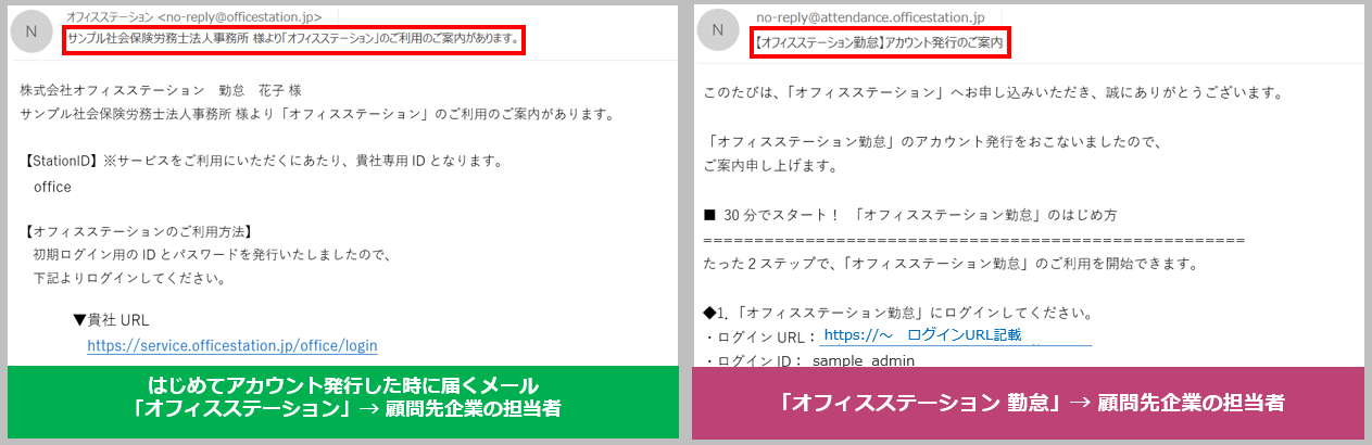 顧問先企業に勤怠のアカウントを発行する8