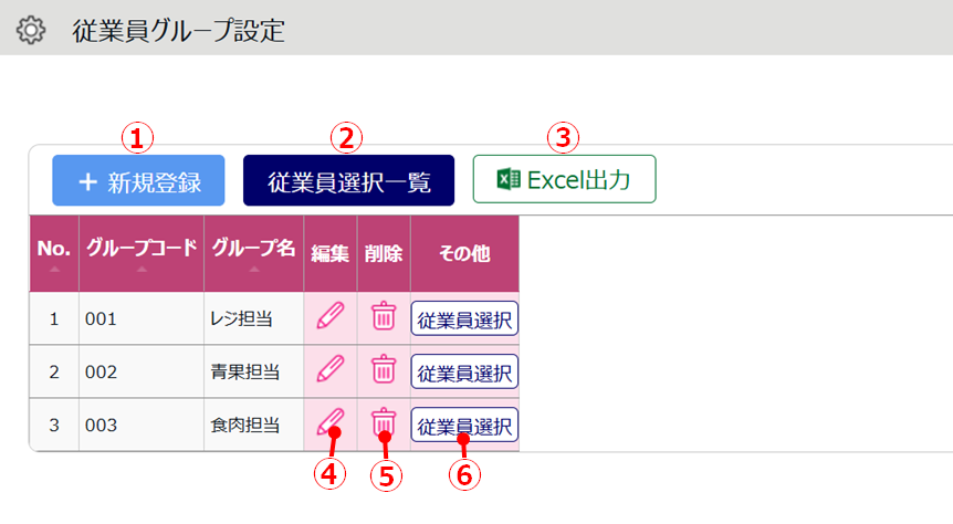 従業員グループ設定9