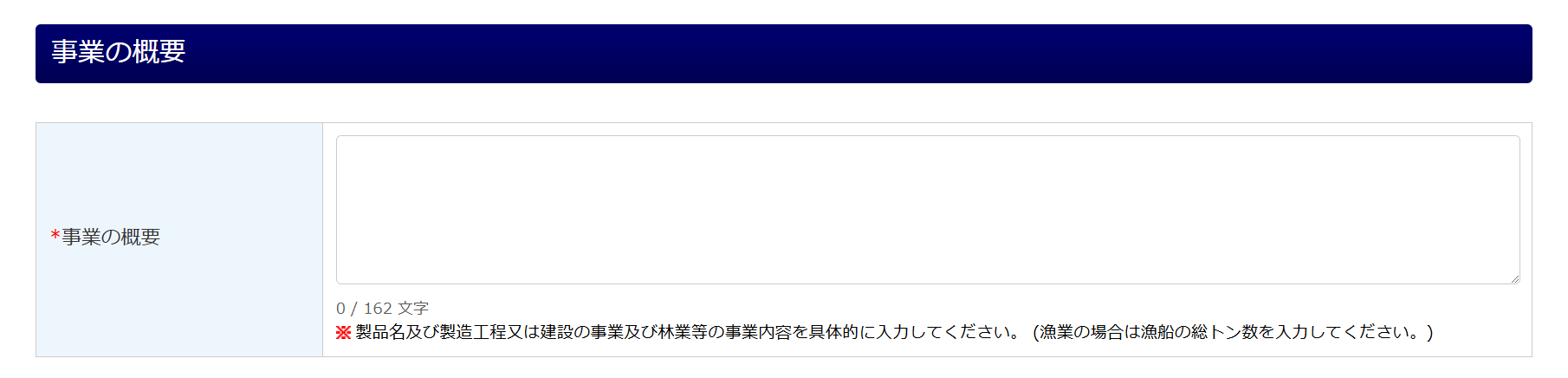 事業の概要