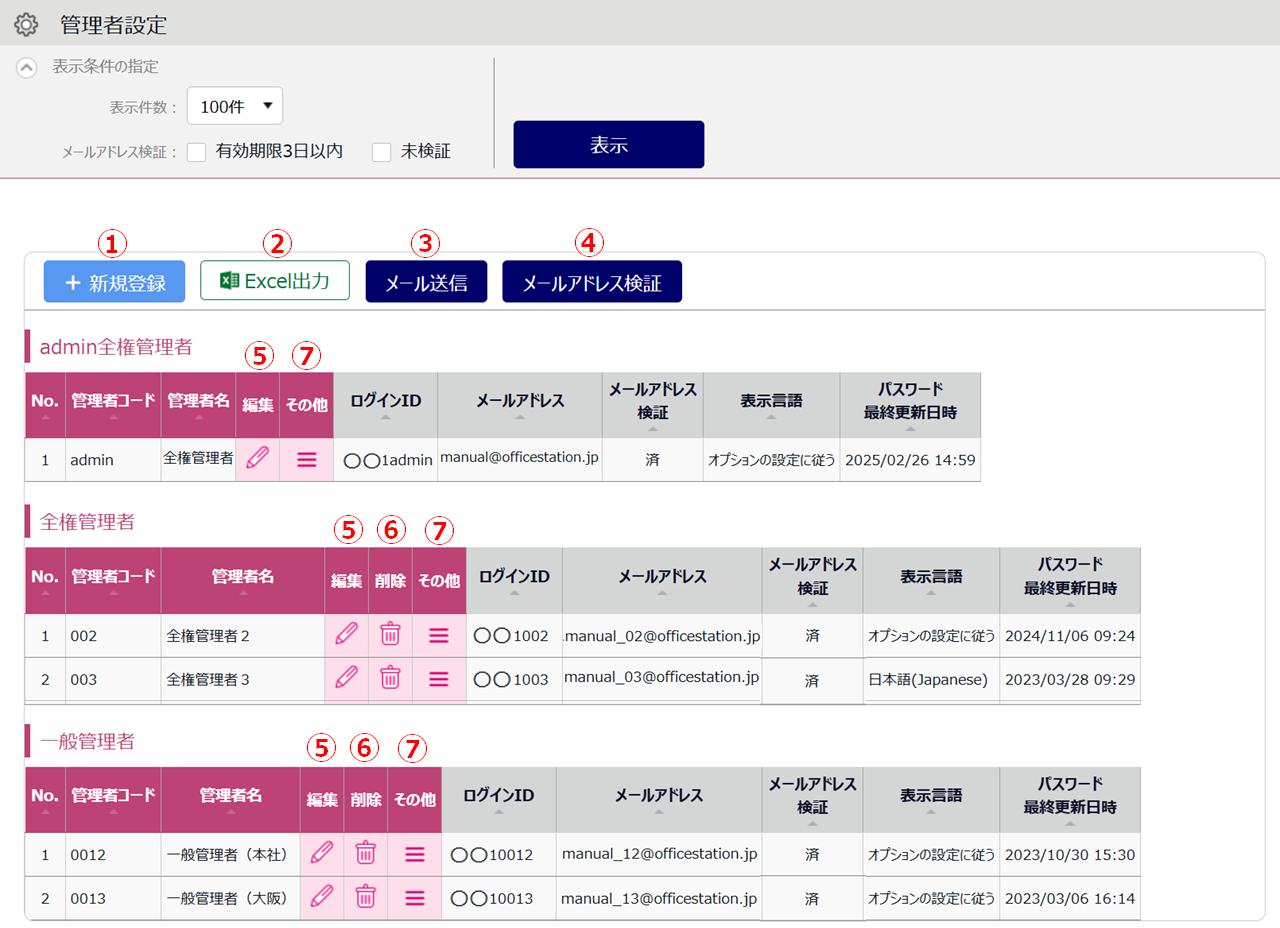 0524|【勤怠】「管理者設定」の設定方法(管理者作成、権限付与)3